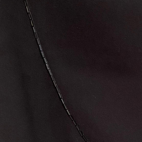 Black Gown with piping - Picture 4 of 4